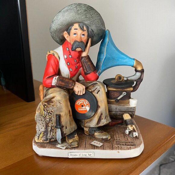 Vintage Norman Rockwell "Dreams of Long Ago" figurine - Picture 1 of 10